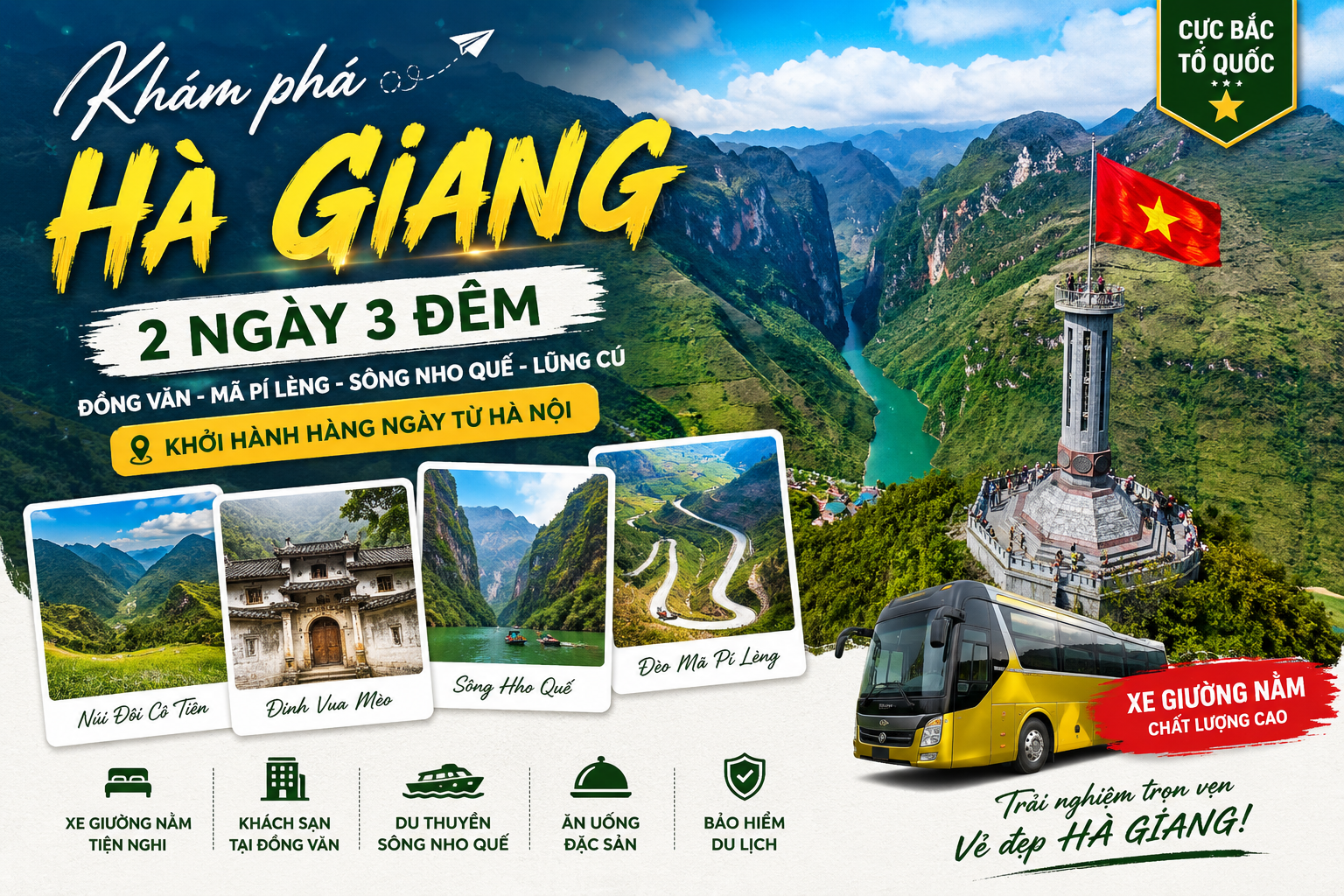 Tour Yên Minh - Đồng Văn - Hà Giang (2N3Đ)
